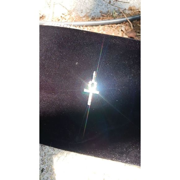 14k White Gold Ankh Pendant - Picture 2 of 5